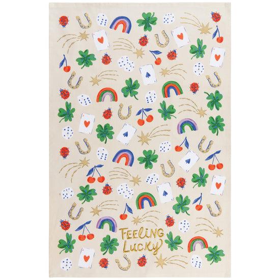 now designs Feeling Lucky Decorative Dishtowel