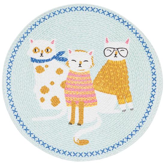 now designs Feline Fine Braided Placemat