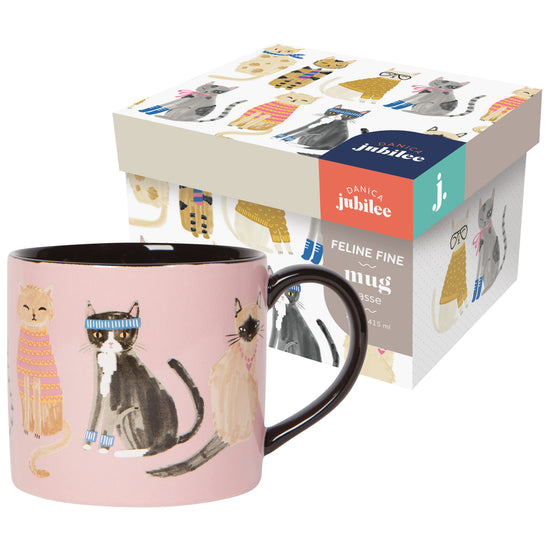 Now Designs Feline Fine Mug In A Box
