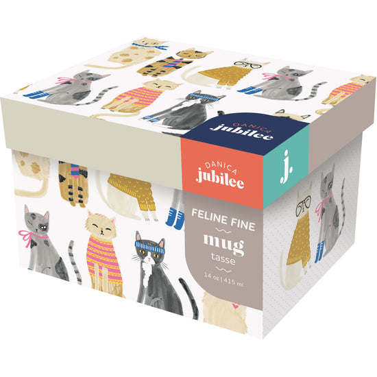 Now Designs Feline Fine Mug In A Box
