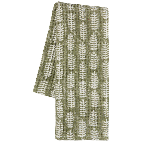 Now Designs Fern Block Print Dishtowel