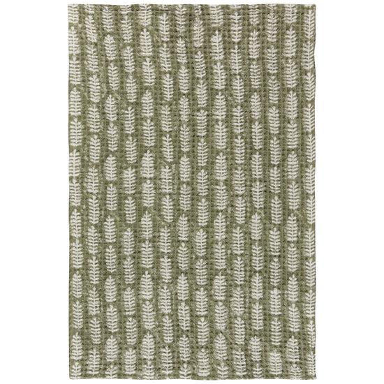 now designs Fern Block Print Dishtowel