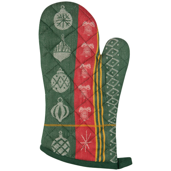 now designs Festive Fir Jacquard Christmas Mitt