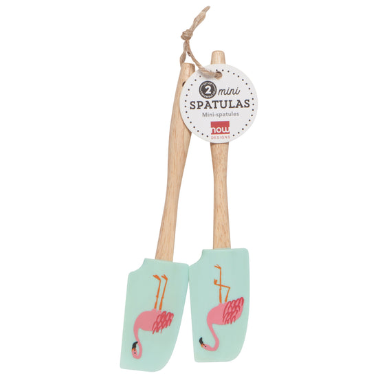 Now Designs Flamingos Mini Spatuala Set Of 2