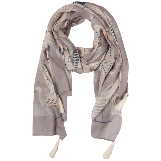 now designs Flight Of Fancy Cotton Fashion Scarf