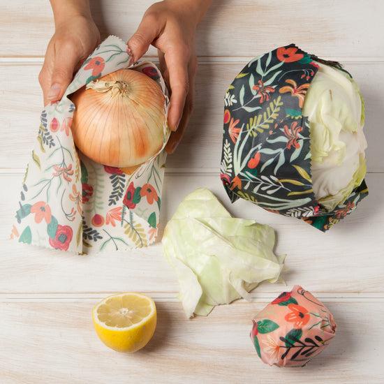 Now Designs Floral Beeswax Wrap Set Of 3