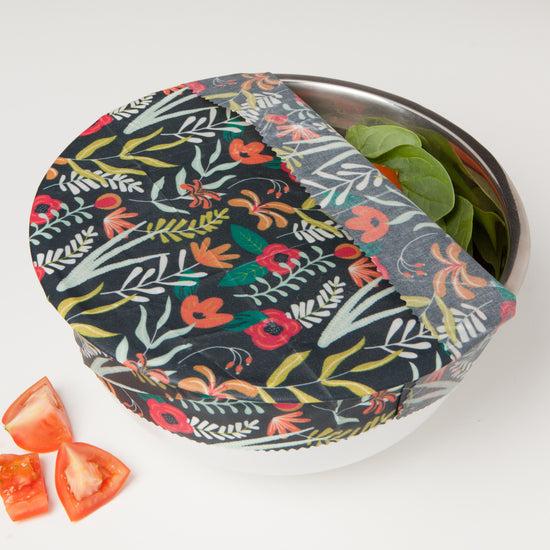 Now Designs Floral Beeswax Wrap Set Of 3