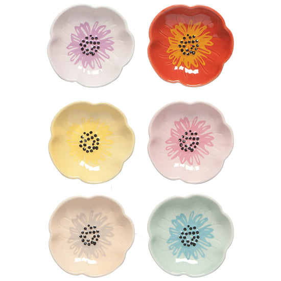 now designs Flower Shaped Pinch Bowl Set of 6