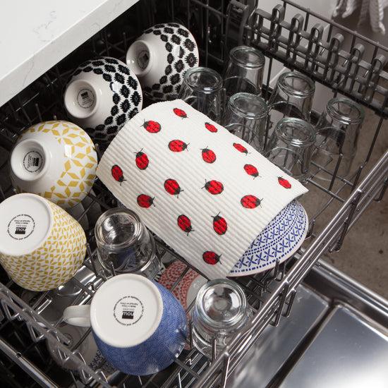 Now Designs Fly Away Ladybug Swedish Sponge Cloth