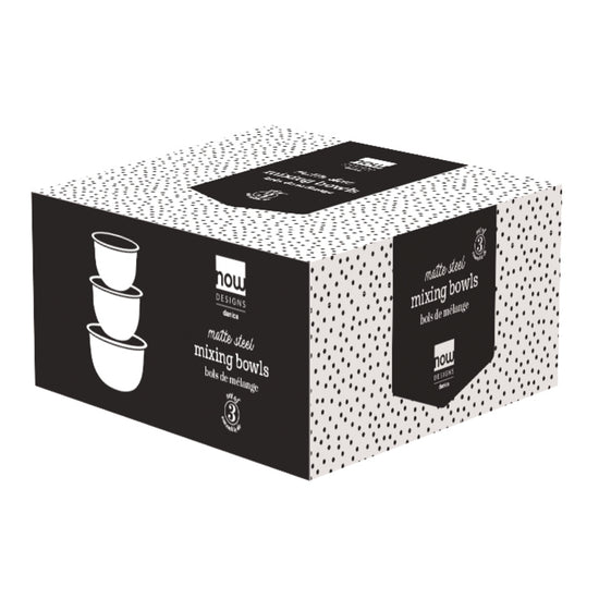 Now Designs Fog Set Of 3 Mixing Bowls