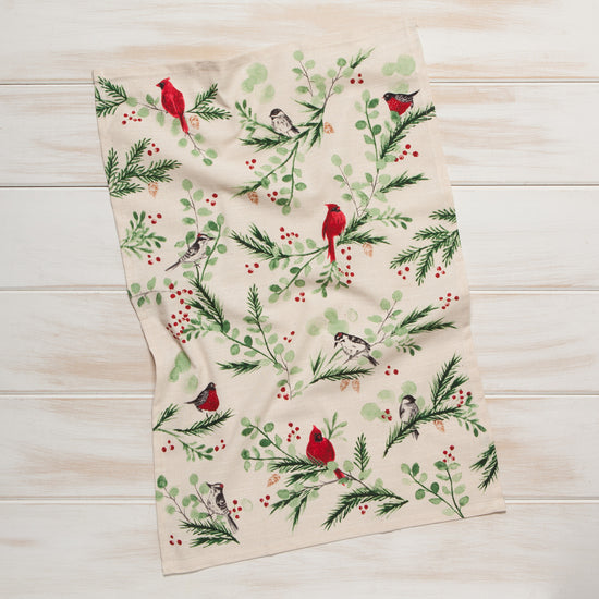 Now Designs Forest Birds Printed Dishtowel
