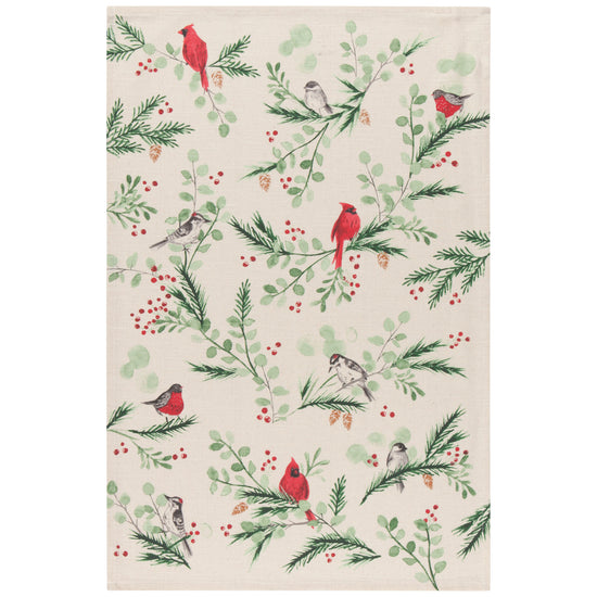 now designs Forest Birds Printed Dishtowel