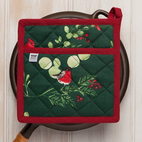 Now Designs Forest Birds Quilted Potholder