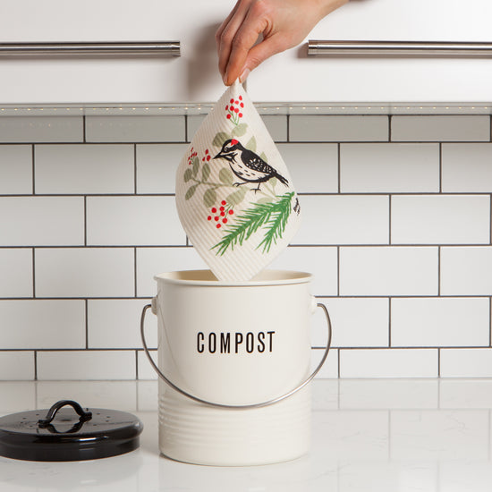 Now Designs Forest Woodpecker Swedish Sponge Cloth