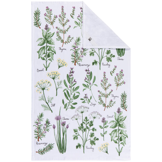 Now Designs Fresh Herbs Terry Dishtowel