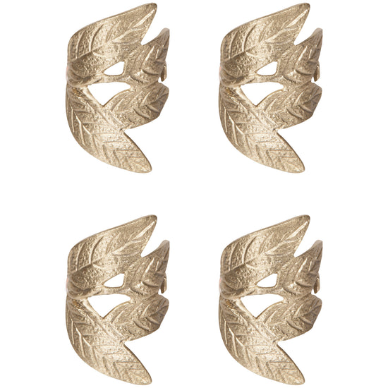 now designs Frond Napkin Rings Set of 4