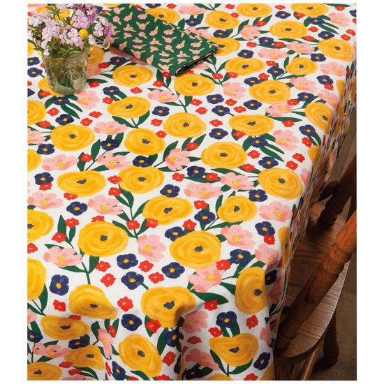 Now Designs Full Bloom Tablecloth 90 X 60 Inches