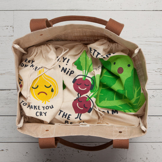Now Designs Funny Food Produce Bags Set Of 3