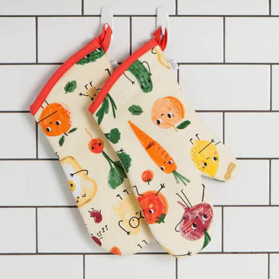 Now Designs Funny Food Quilted Oven Mitt
