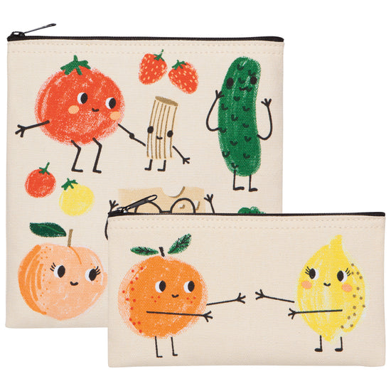 now designs Funny Food SnackBags Set of 2
