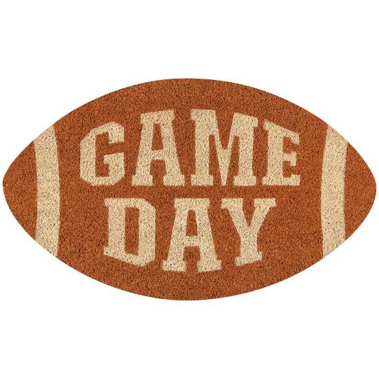 now designs Game Day Shaped Coir Doormat