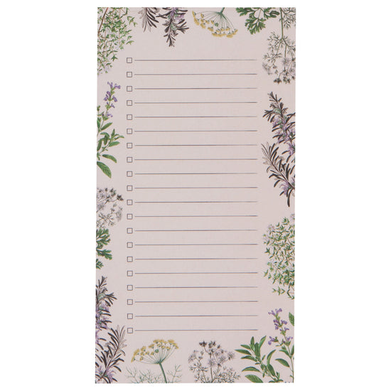 now designs Garden Herbs List It Magnetic Notepad