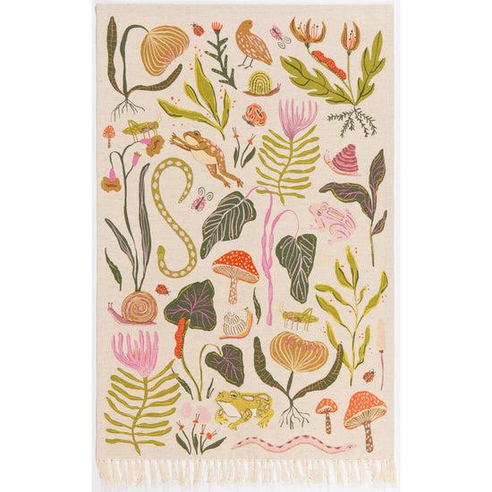 now designs Gardenland Embroidered Dishtowel