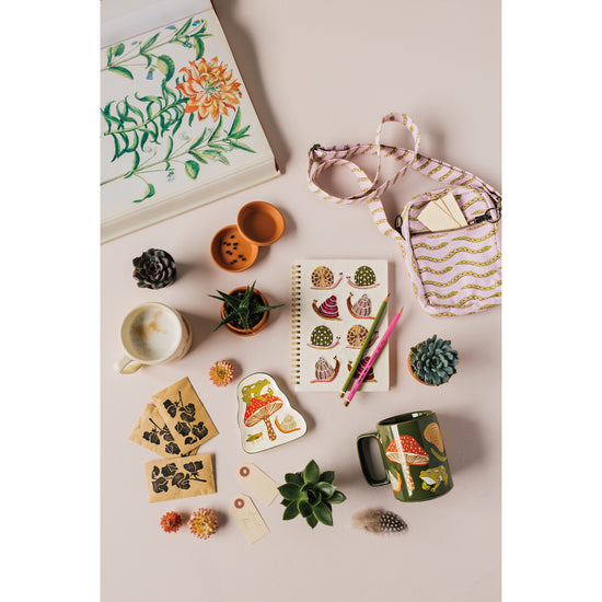 Now Designs Gardenland Embroidered Notebook