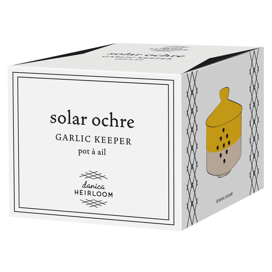 Now Designs Garlic Keeper Solar Ochre