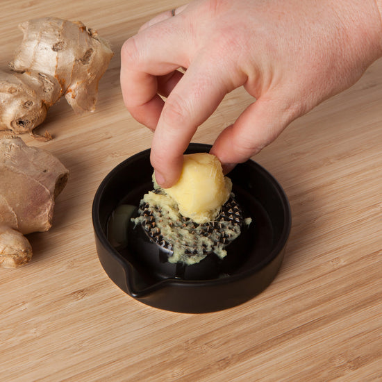Now Designs Ginger Grater Matte Black