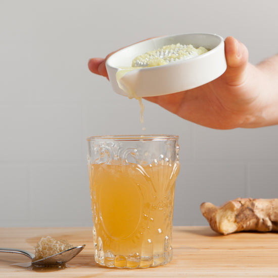 Now Designs Ginger Grater Matte White