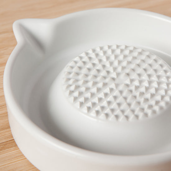 Now Designs Ginger Grater Matte White