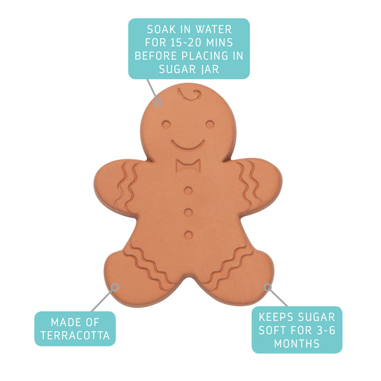 Now Designs Gingerbread Man Sugar Saver
