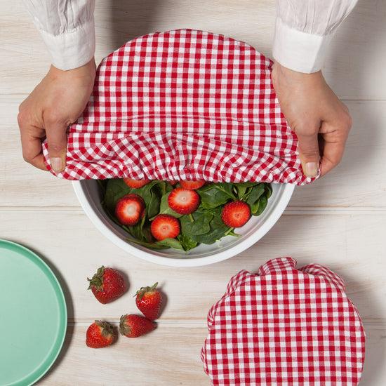Now Designs Gingham Save It Bowl Covers Set Of 2