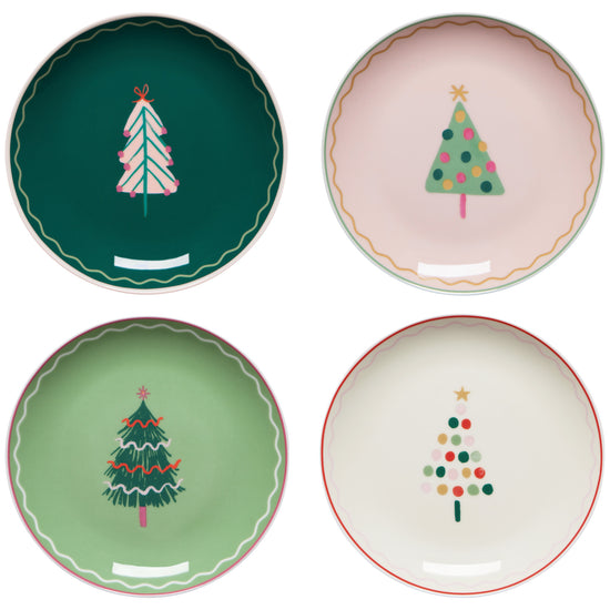 now designs Glitzmas Appetizer Plates Set of 4