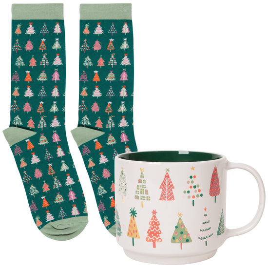 now designs Glitzmas Mug and Socks Set