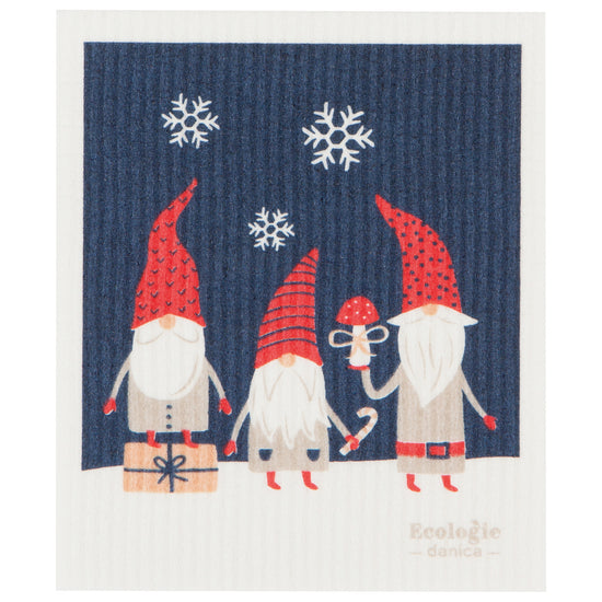 now designs Gnomes Swedish Sponge Cloth