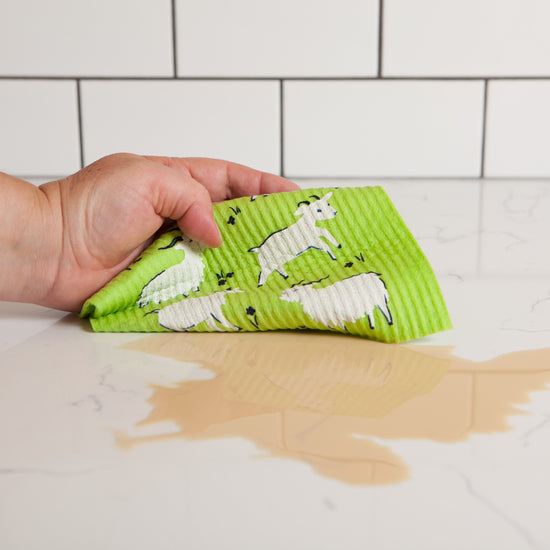 Now Designs Goats Swedish Sponge Cloth