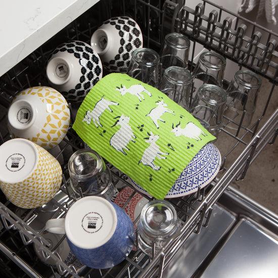 Now Designs Goats Swedish Sponge Cloth