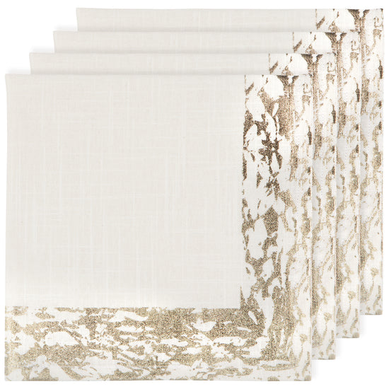 now designs Gold Glimmer Napkins Set of 4