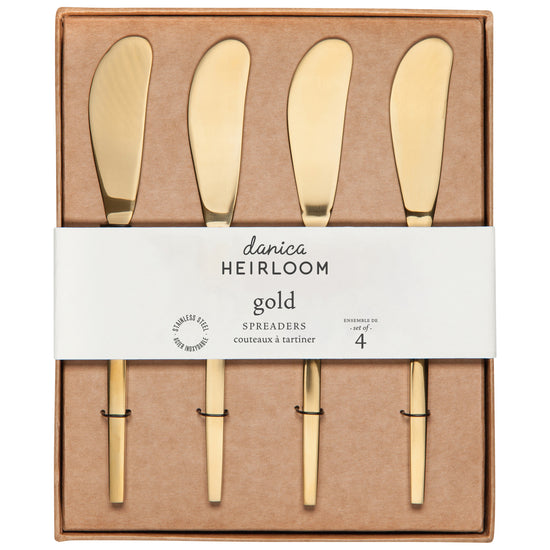 Now Designs Gold Spreaders Set Of 4