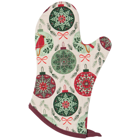 now designs Good Tidings Christmas Oven Mitt
