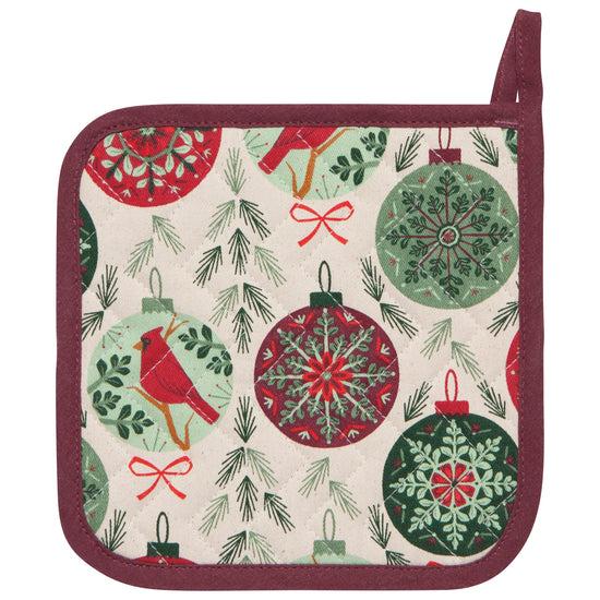 now designs Good Tidings Christmas Potholder