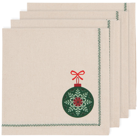 now designs Good Tidings Printed Napkins Set of 4