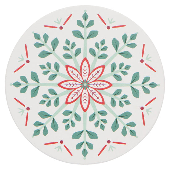 Now Designs Good Tidings Soak Up Coasters Set Of 4