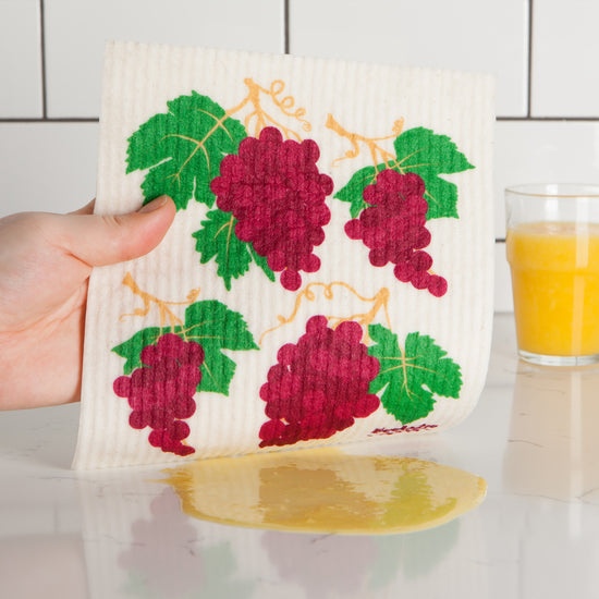 Now Designs Grapes Swedish Sponge Cloth