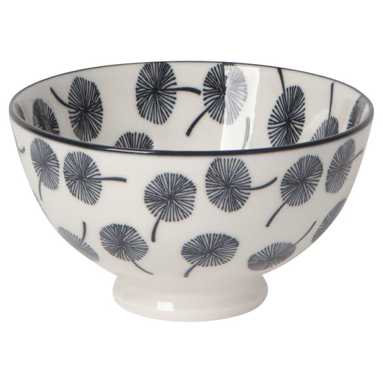 now designs Gray Dandelion 4 inch Stamped Bowl