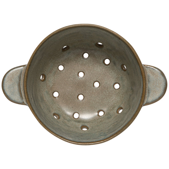 Now Designs Gray Stoneware Fruit Bowl 7 Inch