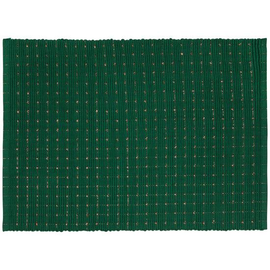 now designs Green Copper Ribbed Placemat