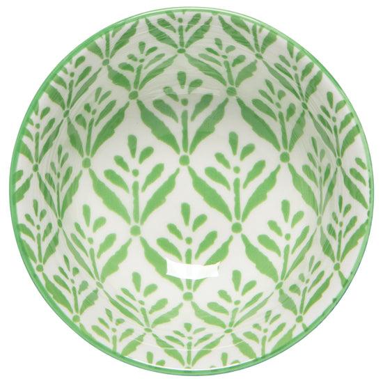Now Designs Green Leaf Stamped Bowl 3.5 Inch